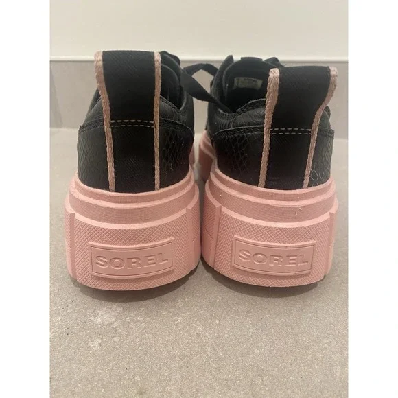 Sorel Women's Caribou X Waterproof‎  Black Pink Shoes Size 7 - Picture 5 of 9